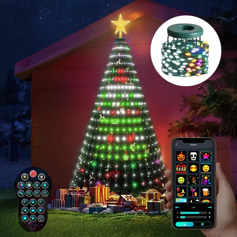 MIMIRGB 400 LED Indoor Christmas Tree Lights With Remote Control