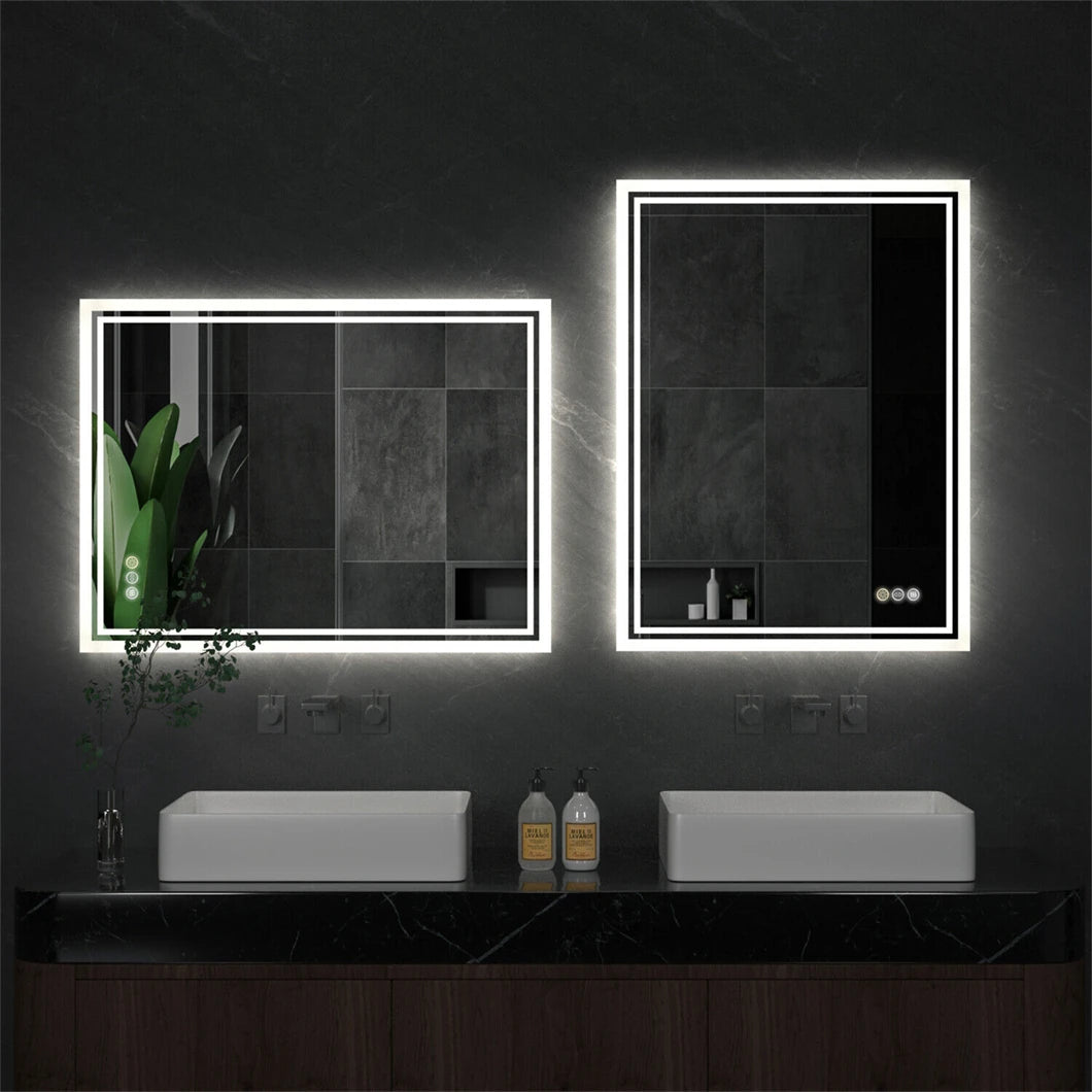 LED Bathroom Mirror Dimmable IP65 Backlit Makeup Mirror