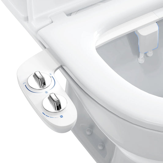 HiMISS Bidet Attachment For Toilet Self-Cleaning Dual Nozzles