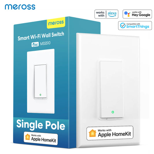 Meross HomeKit WiFi Smart Wall Switch US Standard Alexa